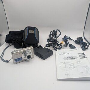 Olympus FE-220 7.1MP 3x Zoom Y2K Camera - TESTED